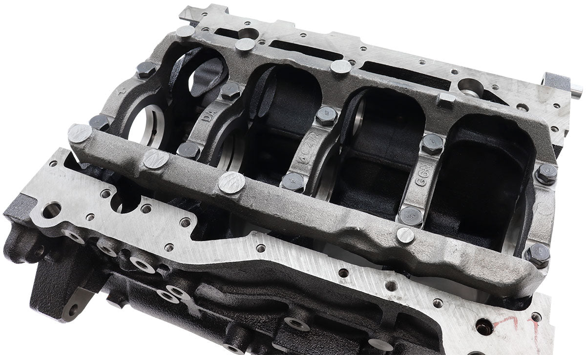 Mitsubishi 4G63 Bare Cast Iron Engine Block - 85mm Bore Forged 1-Piece Main Cap Girdle