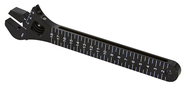 Aeroflow Wheelie Bar and General Purpose Adjustable Spanner Black Finish