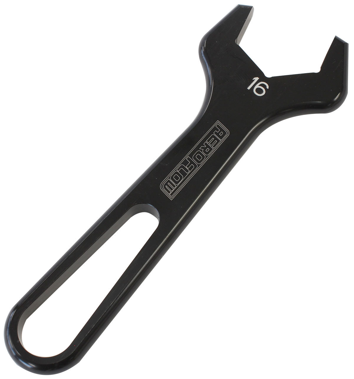 Aeroflow Single Aluminium Pro Spanner To Suit -16AN, Black Finish