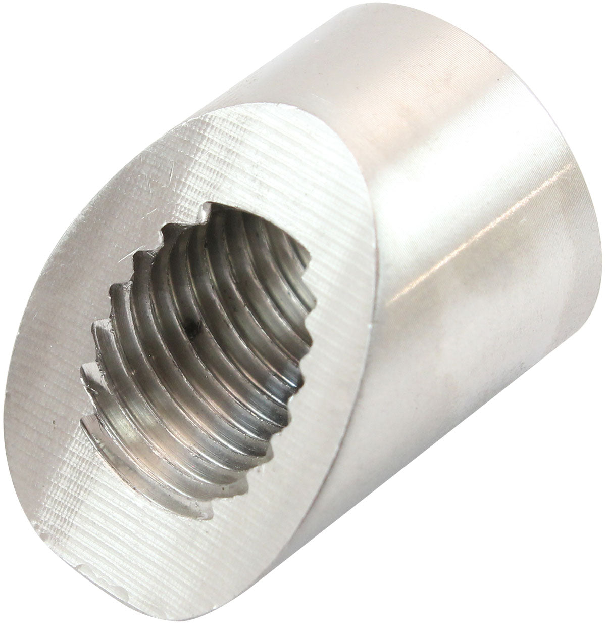 45 Degree Angled & Notched Weld-On M12 x 1.25mm Oxygen Sensor Bung Stainless Steel Material