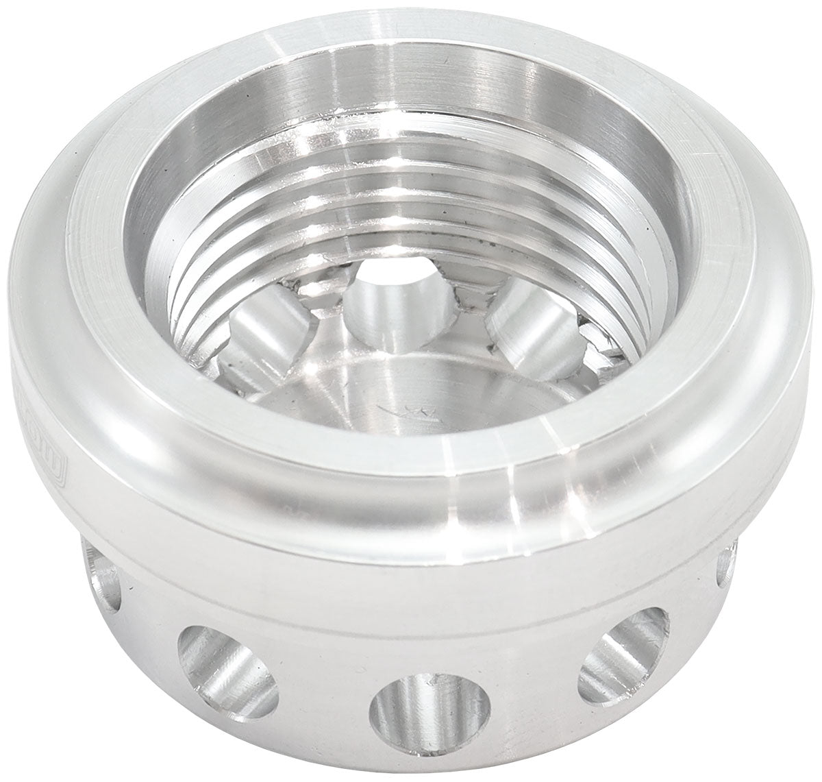 Aeroflow Aluminium Vented Weld-On Female -12ORB Bung Baffled Weld-On Fitting
