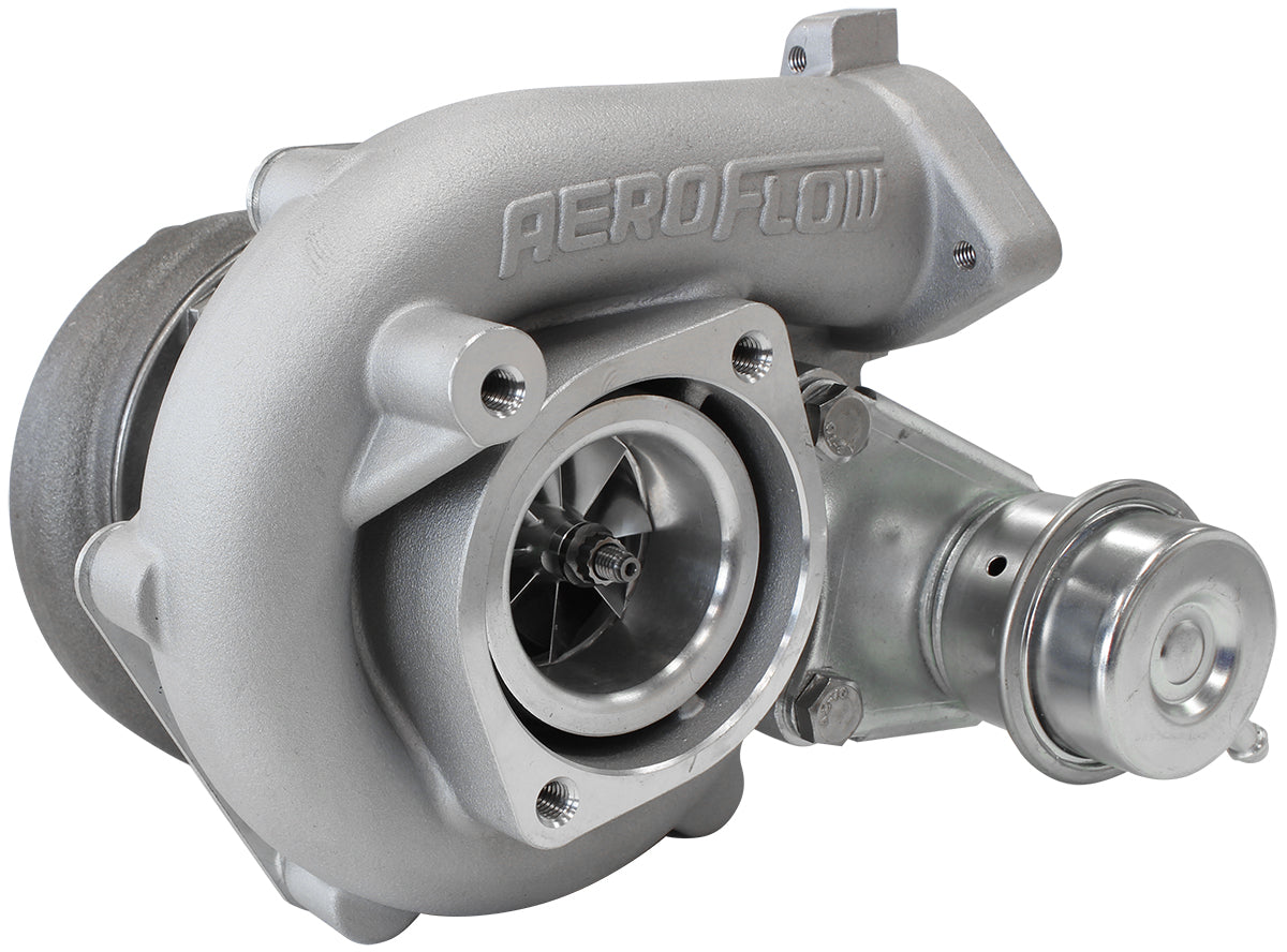 BOOSTED 4647 NISSAN .84 Turbocharger 440HP, Hi Temp Black Finish Internal Wastegate, T25 / T28 Inlet Flange, 5-Bolt Exhaust Flange
