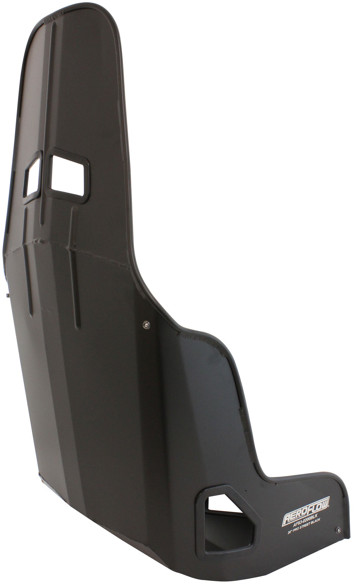 Pro Street Drag 20" Aluminium Race Seat, Black Finish 508mm Hip Width