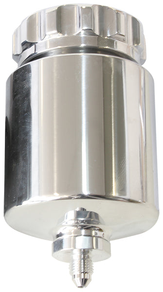Billet Universal Remote Brake/Clutch Reservoir Polished Finish