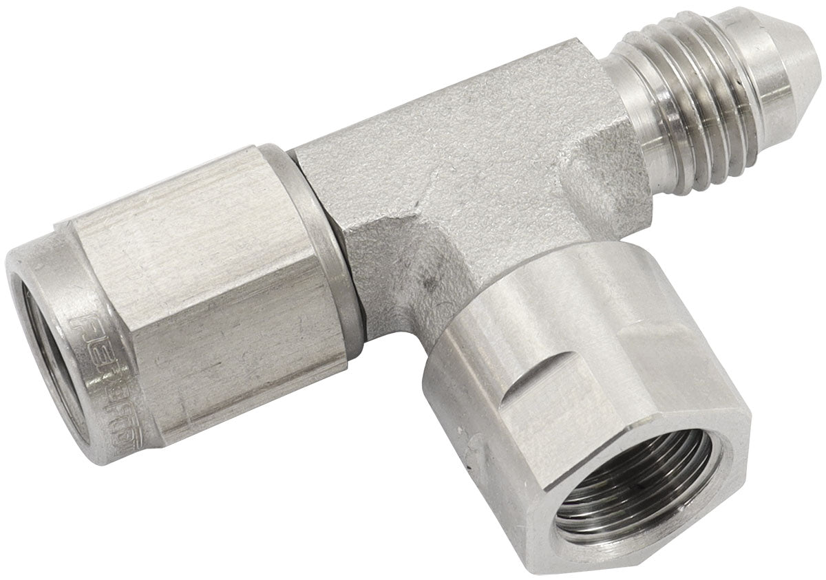 Straight -4AN Female to Male with M10 x 1.00mm Port   Stainless Steel, suit Bosch Pressure/Temperature Sensor