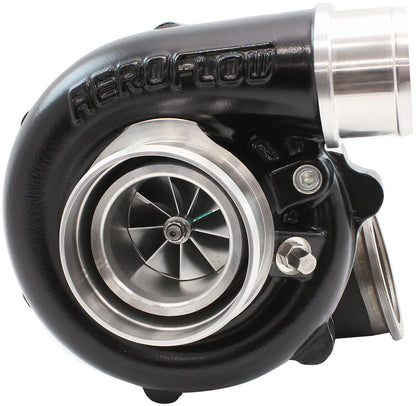 BOOSTED 4849 .72 Turbocharger 550HP, Hi Temp Black Finish   External Wastegate, V-Band Inlet & Exhaust Flanges