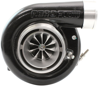 Aeroflow BOOSTED 6270 T4 0.85 Turbocharger 900HP, Black Finish  External Wastegate, T4 Inlet Flange, V-Band Exhaust Flange