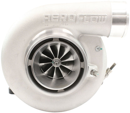 Aeroflow BOOSTED 6270 T4 0.95 Turbocharger 900HP, Natural Cast Finish  External Wastegate, T4 Inlet Flange, V-Band Exhaust Flange