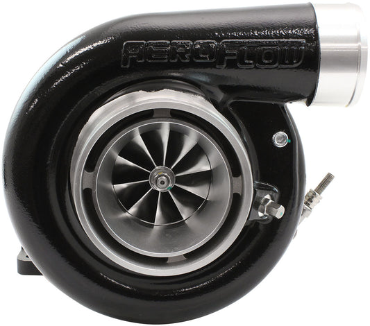 Aeroflow BOOSTED 6270 T4 0.95 Turbocharger 900HP, Black Finish  External Wastegate, T4 Inlet Flange, V-Band Exhaust Flange