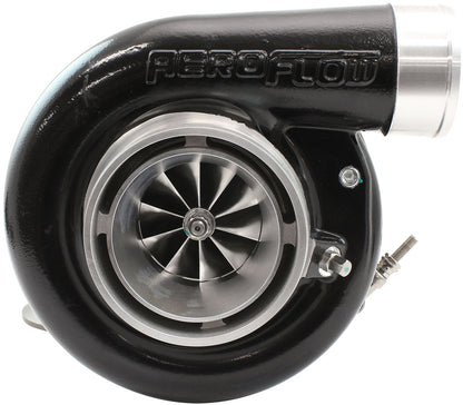 Aeroflow BOOSTED 6270 V-Band 0.85 Turbocharger 900HP, Black Finish  External Wastegate, V-Band Inlet Flange, V-Band Exhaust Flange