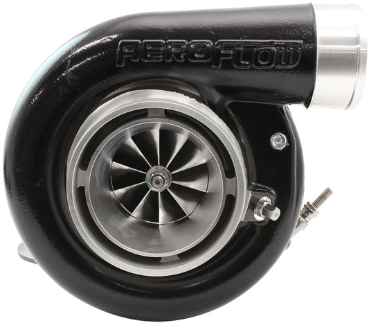 Aeroflow BOOSTED 6270 V-Band 0.85 Turbocharger 900HP, Black Finish  External Wastegate, V-Band Inlet Flange, V-Band Exhaust Flange