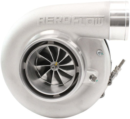 Aeroflow BOOSTED 7170 T4 0.95 Turbocharger 1150HP, Natural Cast Finish  External Wastegate, T4 Dual Inlet Flange, V-Band Exhaust Flange