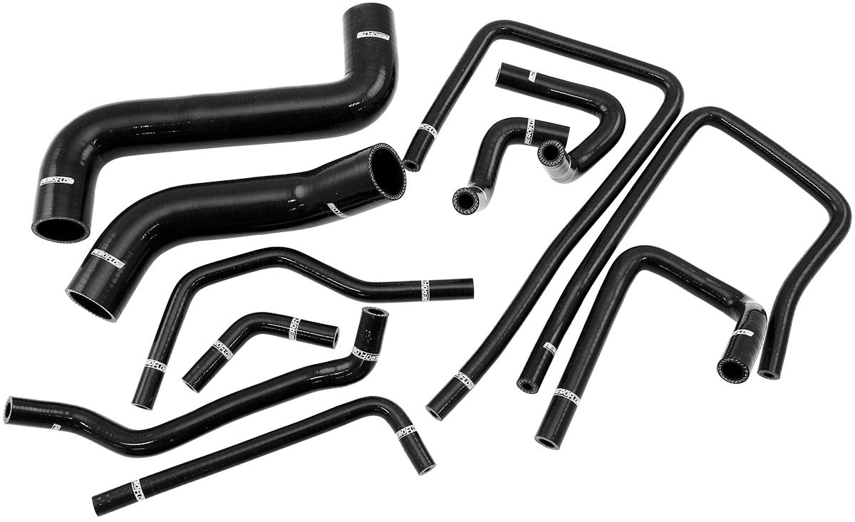 Aeroflow Silicone Heater & Radiator Hose Kits, Black  Suit Subaru WRX 2000-2007 with EJ20