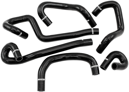 Aeroflow Silicone Heater & Radiator Hose Kits, Black  Suit Nissan R33 & R34 with RB25