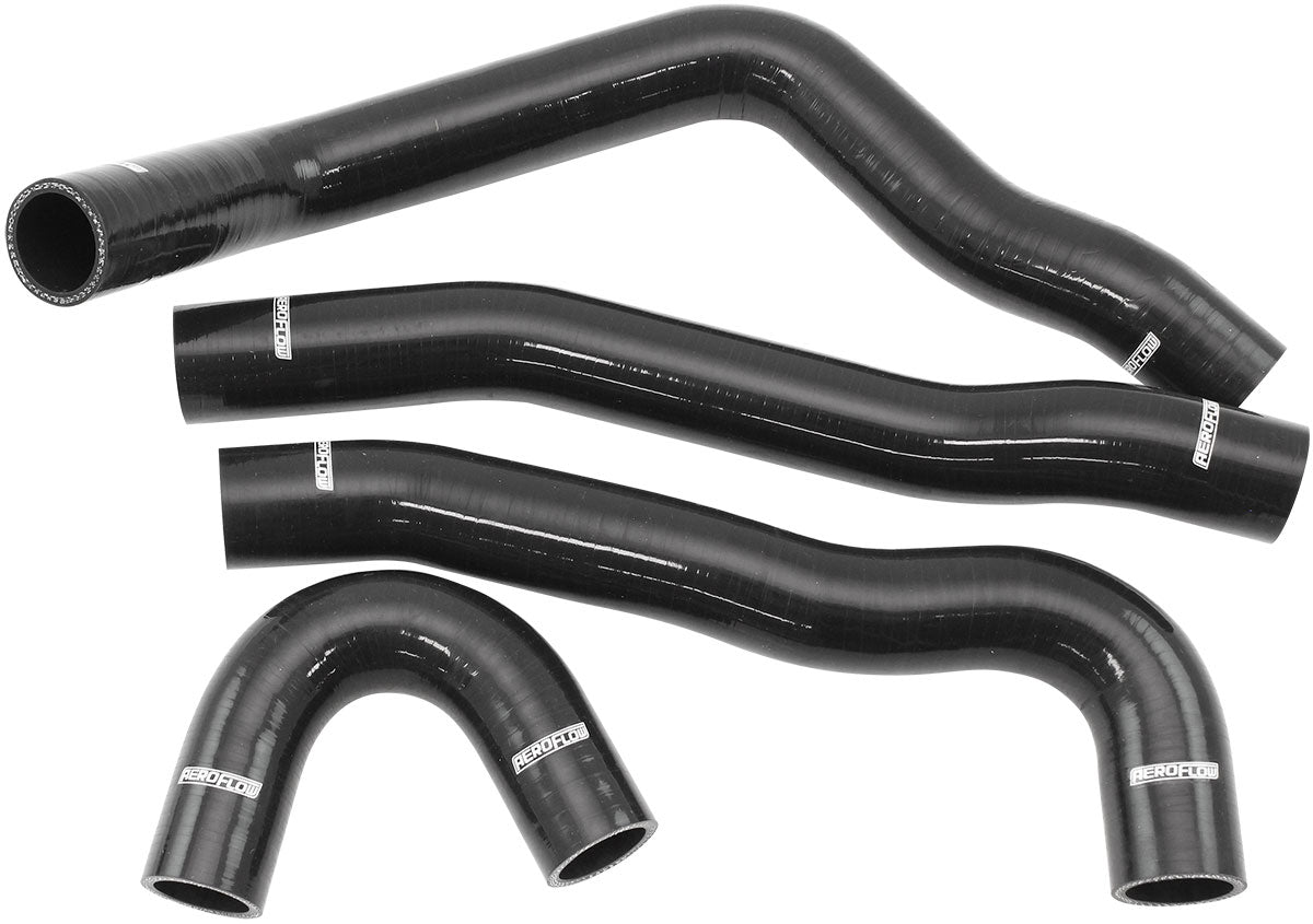 Aeroflow Silicone Radiator Hose Kits, Black  Suit Mitsubishi EVO 10, 2007-2015