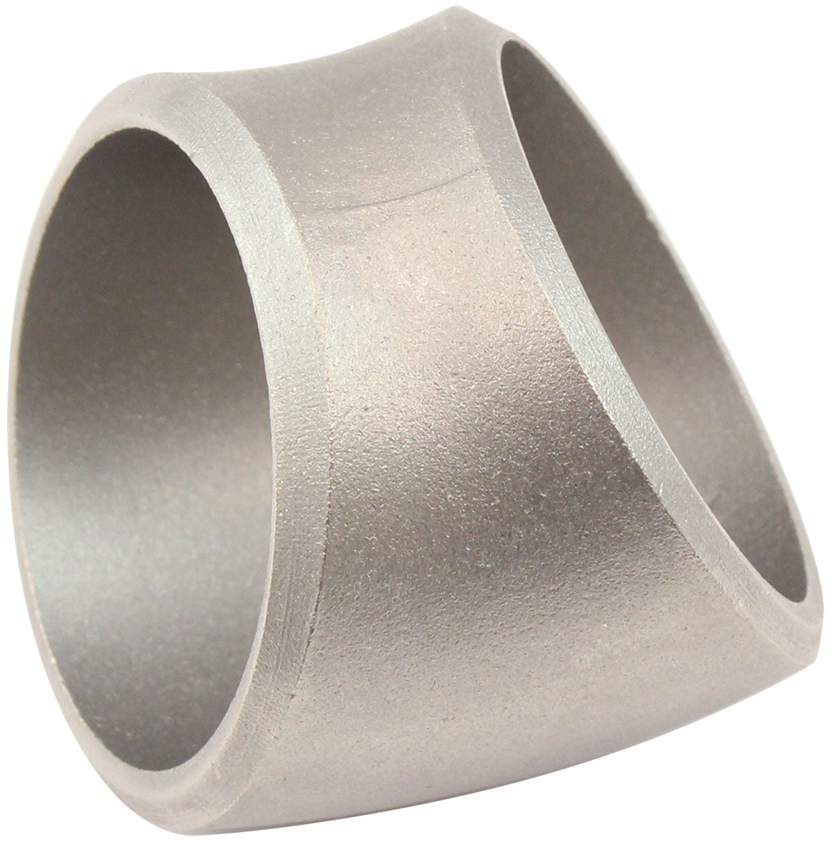 Aeroflow Thick Wall Stainless Pipe, 45°  35mm (1-3/8"), 3mm (1/8") Wall, 50mm Length, 1.5D Radius