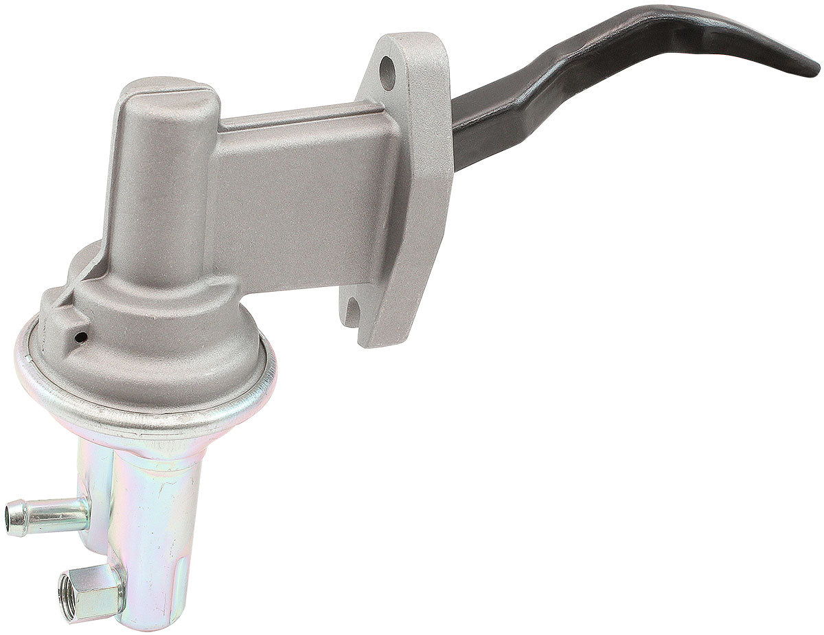 Aeroflow Ford Cleveland 302-351 Mechanical Fuel Pump  Zinc Plate Silver Finish, Ford Falcon Style