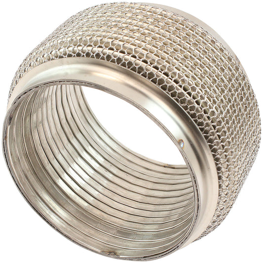 Aeroflow Stainless Steel Flex Joint With Mesh - 5" I.D  304 Stainless Steel, 4" Long