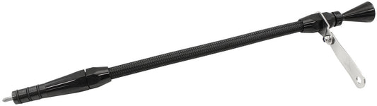 Aeroflow Subaru EJ Engine Dipstick - Black Finish   Stainless Steel Flexible Dipstick