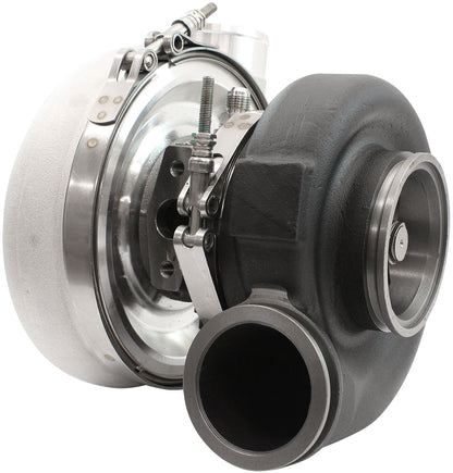 BOOSTED 6270 Conversion V-Band 0.85 Turbocharger 900HP, Natural Cast Finish   External Wastegate, Conversion V-Band Inlet Flange, Conversion V-Band Exhaust Flange