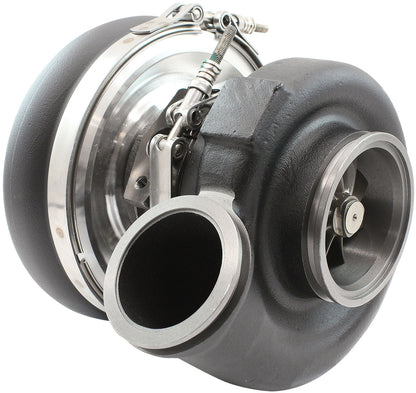 BOOSTED 6270 Conversion V-Band 0.85 Turbocharger 900HP, Hi Temp Black Finish   External Wastegate, Conversion V-Band Inlet Flange, Conversion V-Band Exhaust Flange