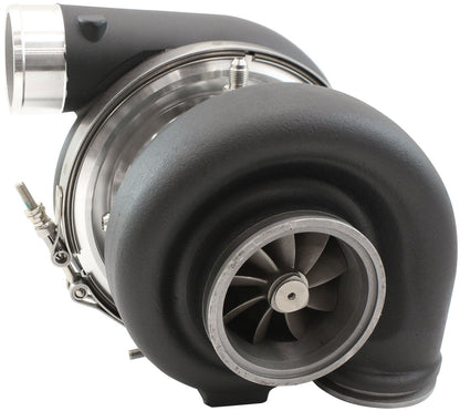 BOOSTED 7170 Conversion V-Band 0.85 Turbocharger 1150HP, Hi Temp Black Finish   External Wastegate, Conversion V-Band Inlet Flange, Conversion V-Band Exhaust Flange