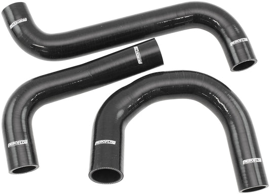 Aeroflow Holden Commodore VT, VX, VY with LS1 Engine, Gloss Black Silicone Radiator Hose Kit    4-Ply, 4mm Wall Thickness