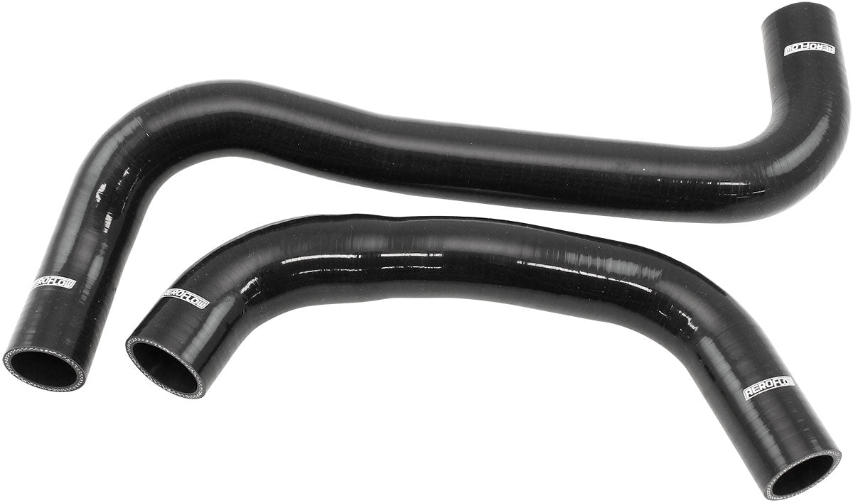 Aeroflow Holden Commodore VZ with 6.0L Engine, Gloss Black Silicone Radiator Hose Kit    4-Ply, 4mm Wall Thickness