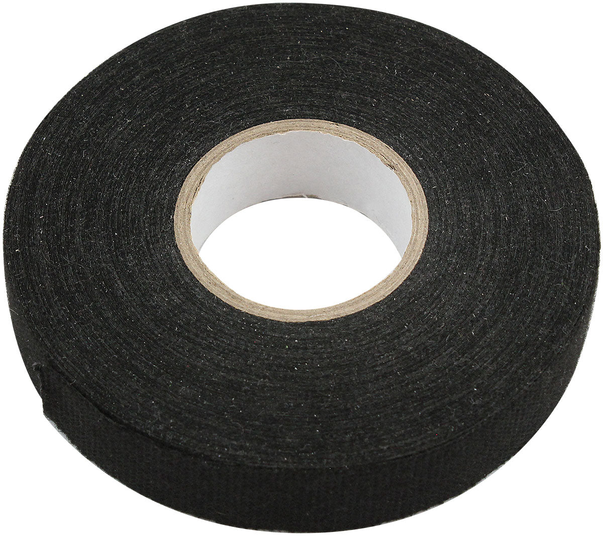 Aeroflow Fleece Tape 19mm Wide x 25 Meter Roll - Black Finish   Adhesive Back Electrical Tape