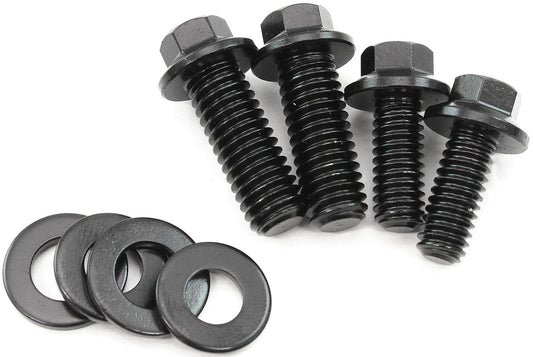 Aeroflow Small Block Ford Oil Pump Bolt Kit - Black Finish   12 Point Head and 8740 Grade Material