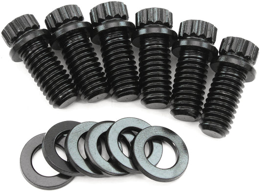 Aeroflow Small Block Chevy Engine Mount to Engine Block Bolt Kit    8740 Material, Pack of 6