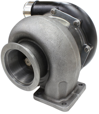 BOOSTED 7875 T4 1.25 Turbocharger 950HP, Hi Temp Black Finish   External Wastegate, T4 Inlet Flange, V-Band Exhaust Flange
