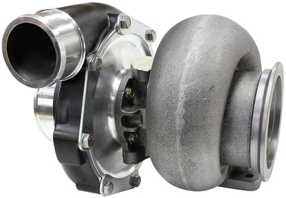BOOSTED 7875 T4 1.25 Turbocharger 950HP, Hi Temp Black Finish   External Wastegate, T4 Inlet Flange, V-Band Exhaust Flange