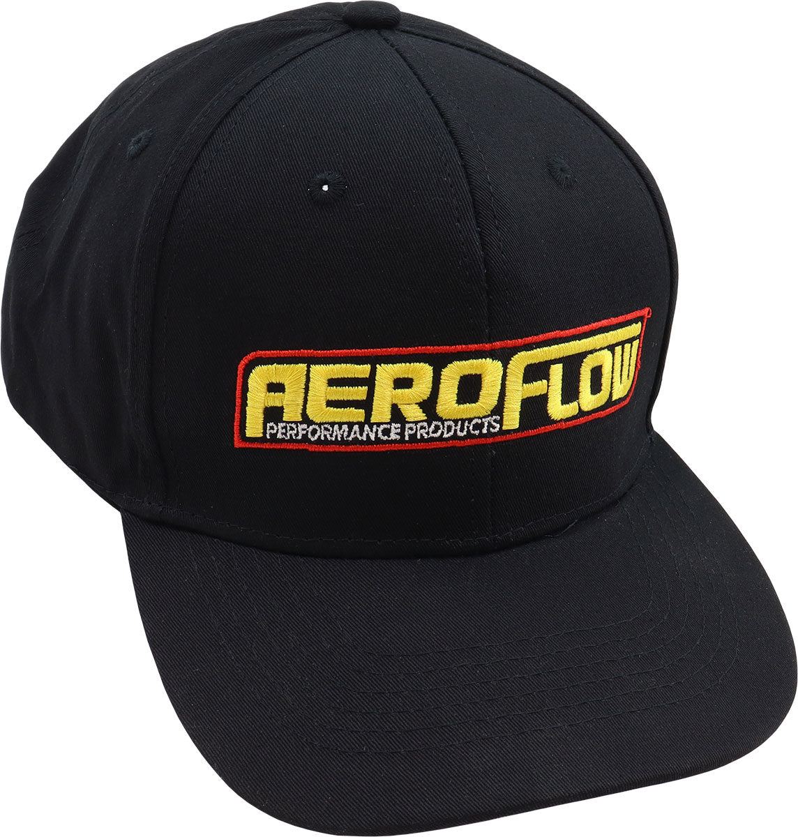 Aeroflow Snapback Cap  Black with Aeroflow Logo