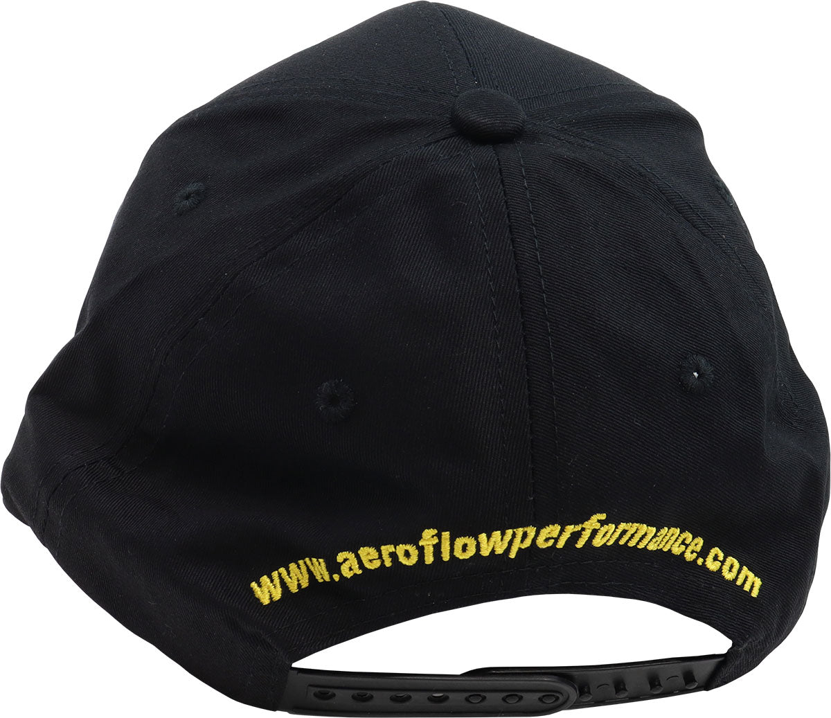 Aeroflow Snapback Cap  Black with Aeroflow Logo