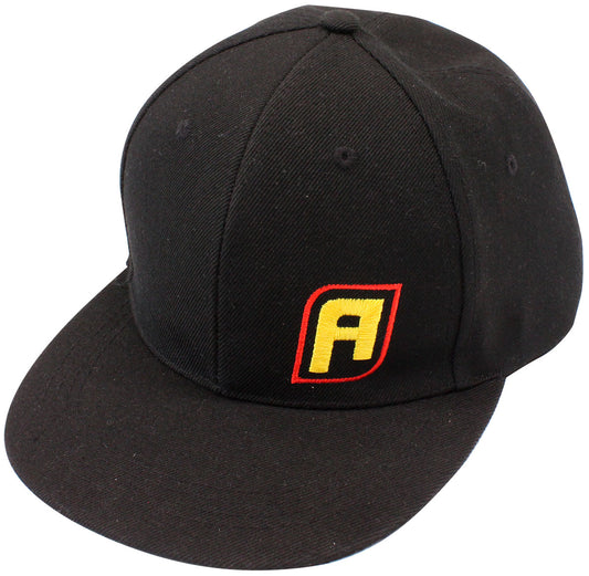 Aeroflow Snapback Cap  Black with Aeroflow 'A' Logo