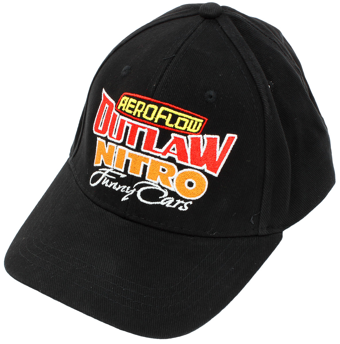 Aeroflow Outlaw Nitro Funny Car Cap, Adjustable Fit  Black with Aeroflow Outlaw Nitro Funny Cars Logo
