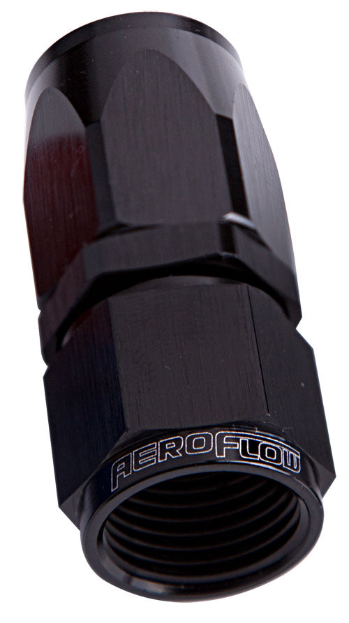 100 / 150 Series Taper Style One Piece Full Flow Swivel Straight Hose End -16AN   Black Finish. Suit 100 & 450 Series Hose