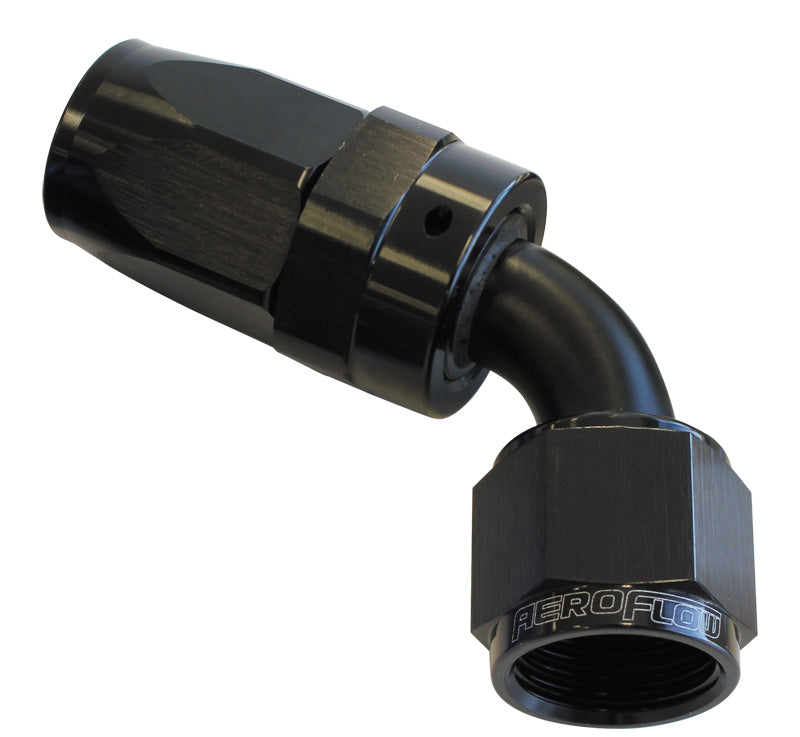 100 Series Taper 60° Swivel Hose End -16AN   Black Finish. Suit 100 & 450 Series Hose