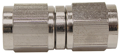 Straight Female Swivel Coupler -3AN   Stainless Steel