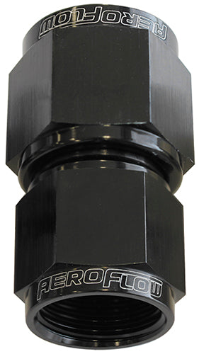 Female Swivel Coupler Reducer -6AN to -4AN   Black Finish