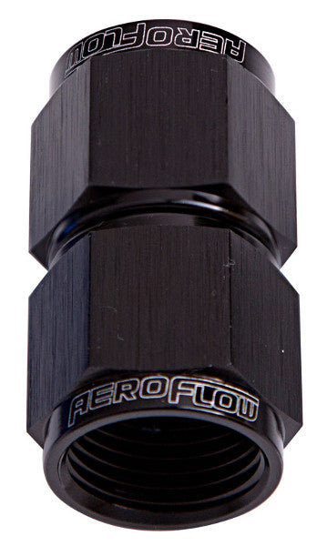 Straight Female Swivel Coupler -20AN   Black Finish