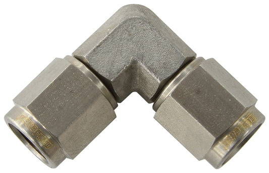 90° Female Swivel Coupler -3AN   Stainless Steel