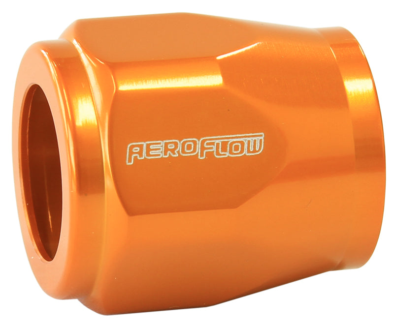 Hex Hose Finisher 5/8" (16mm) I.D   Gold Finish. Suits -6AN Hose
