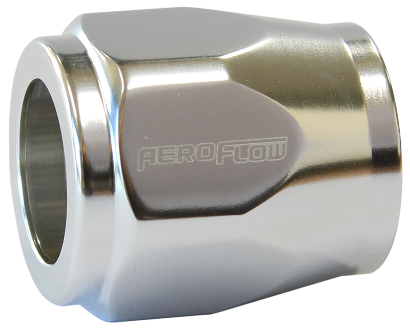 Hex Hose Finisher 1-5/8" (40mm) I.D   Silver Finish. Suits -20AN Hose