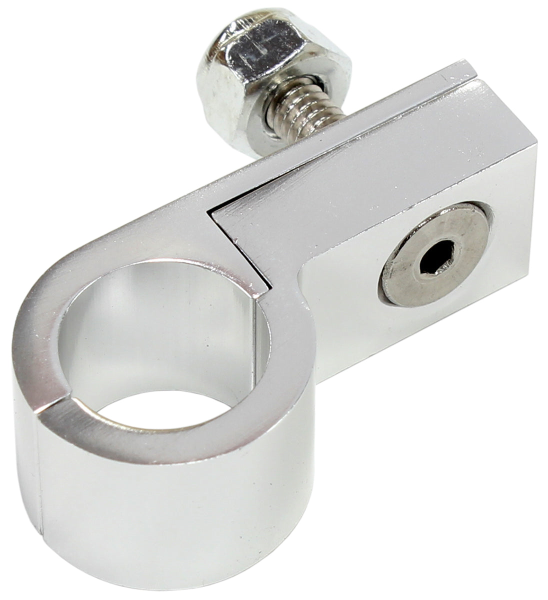 Billet Aluminium P-Clamp -10AN   Silver Finish