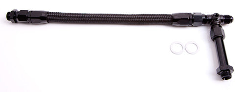 Carburettor Inlet Rail Kit -6AN   Black Finish. Suits Barry Grant/Demon Dual Fuel Line