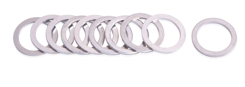 Aluminium Washers, 12.7mm (1/2") I.D, 19mm (3/4") O.D  10 Pack