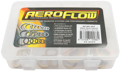 Metric Brass Washer Kit suit M6 to M24   Kit Contains 10 of Each Size