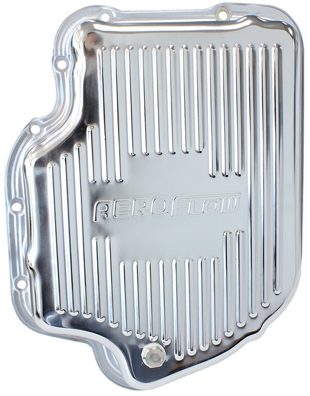 Chrome Transmission Pan  Suit GM TH400, Deep Pan With Drain Plug